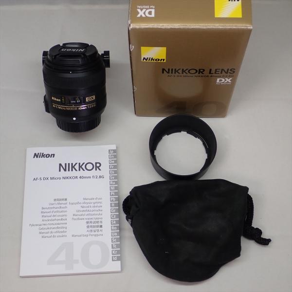 Nikon AF-S DX Micro NIKKOR 40mm f/2.8G ニコンFマウント マク...