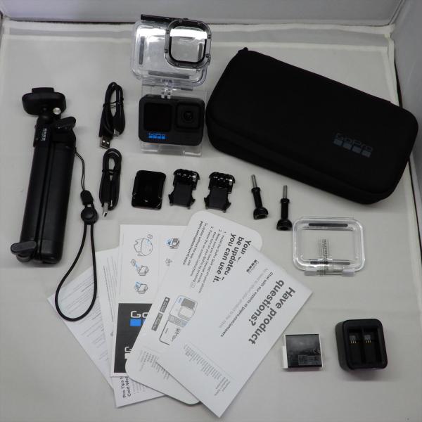 GoPro HERO11 BLACK アクションカメラ グリップ付 充電器付 ダイビングハウジング付