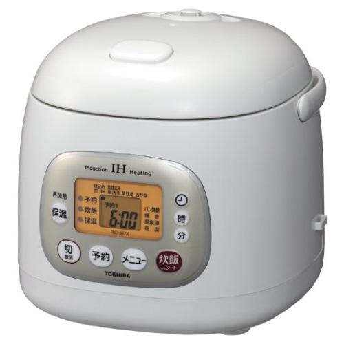 TOSHIBA IH保温釜3合炊き RC-5PX(WT) ピュアホワイト
