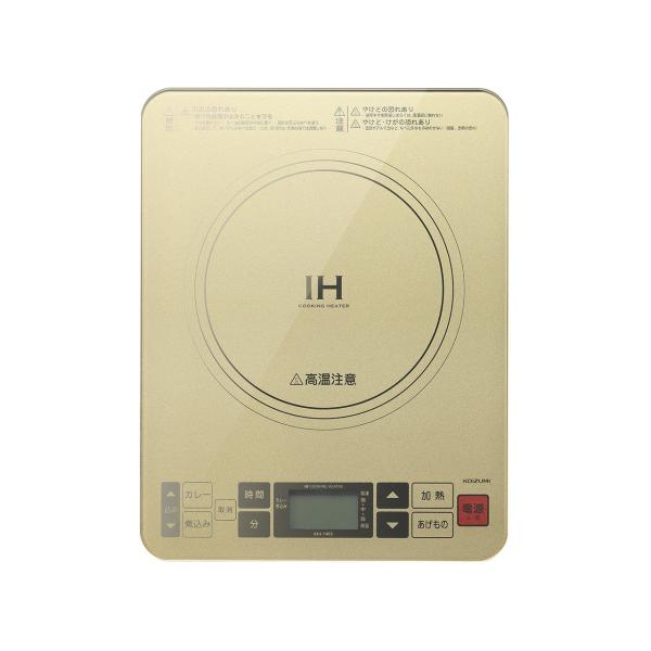 コイズミ IHクッキングヒーター ゴールド KIH-1403/N