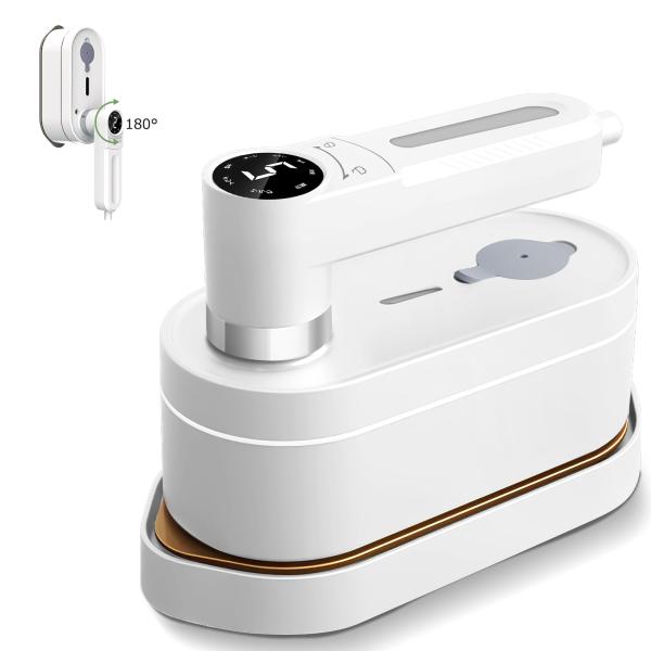 アイロン スチームアイロン 衣類スチーマー ハンガーにかけたまま ハンディ 軽量 小型 最短20秒ス...