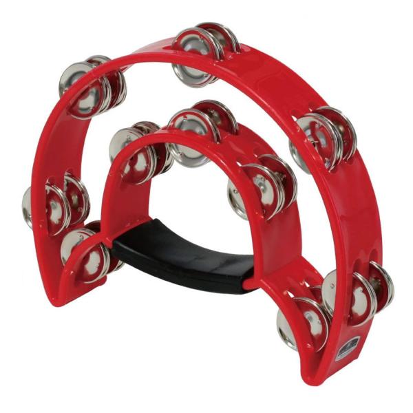 キクタニ タンバリン カラー 三日月型 PW-2 レッド