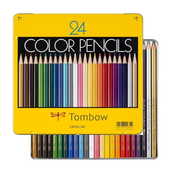 トンボ(Tombow) 鉛筆 色鉛筆 NQ 24色 CB-NQ24C