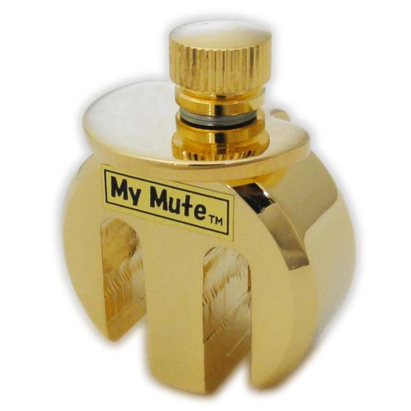 My Mute バイオリン用消音器 高級金メッキ仕上げ 重量約65g MM-V