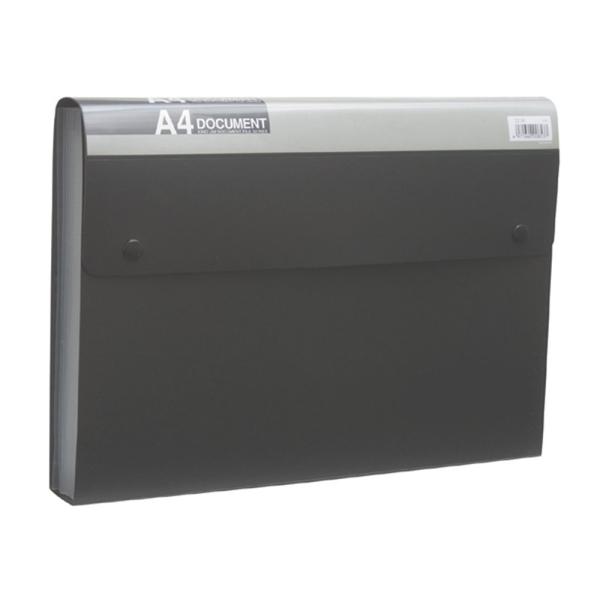 キングジム ドキュメント ファイル エコノミータイプ 13ポケット A4 黒 2274-BK