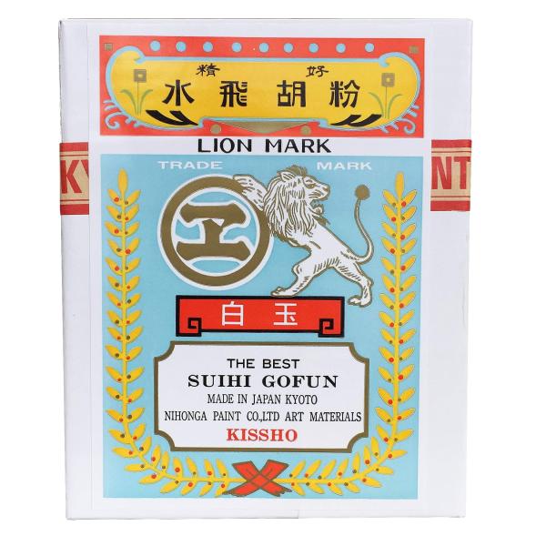 吉祥 日本画用絵具 水干胡粉 白玉 500g