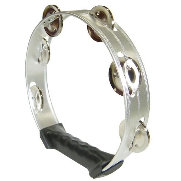 KIKUTANI キクタニ タンバリン アルミ製 8インチ(直径 約20cm) MM-6H シルバー