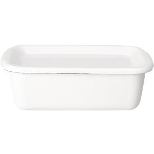 野田琺瑯(Nodahoro) 保存容器 ホーロー 耐熱 角型 レクタングル 深型 Mサイズ 琺瑯蓋付...