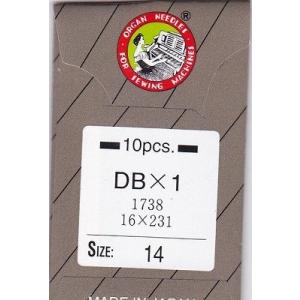 オルガンミシン針 Ｎｏ１４　工業用 （ＤＢ） １袋（10本入）