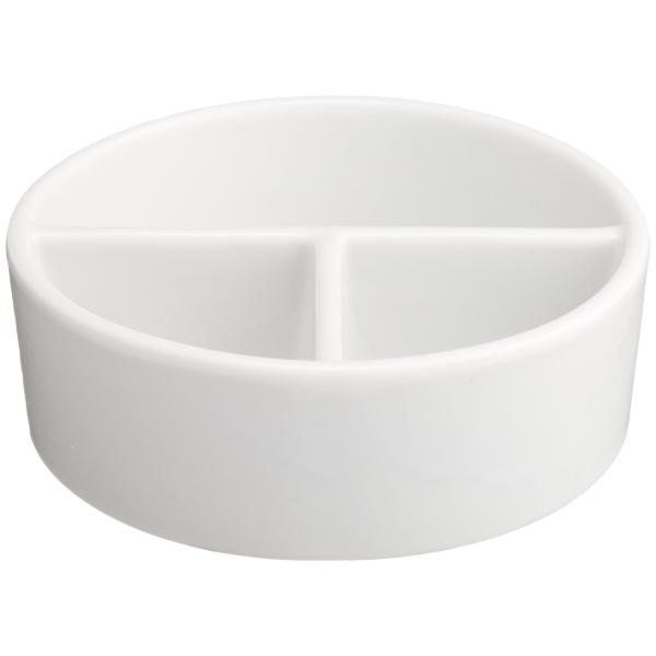 墨運堂 筆洗 丸 3穴 陶器 12cm 26506