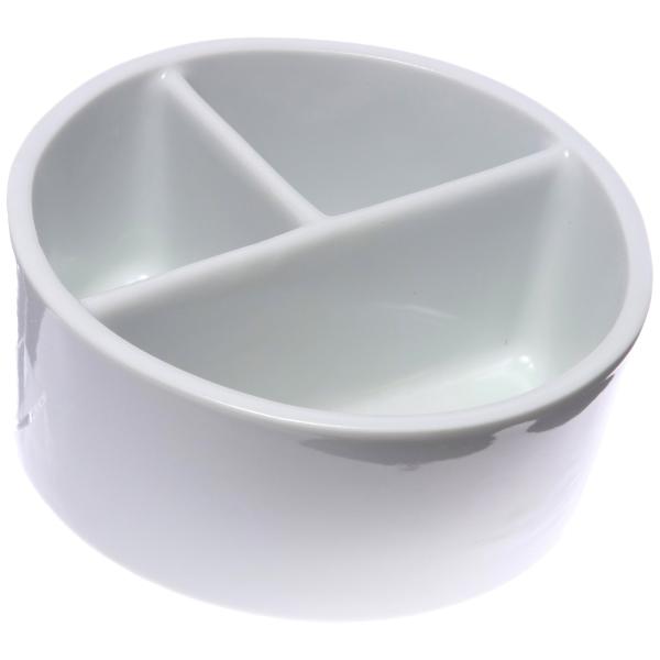 墨運堂 筆洗 丸 3穴 陶器 15cm 26507