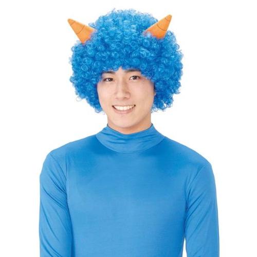 鬼さんヘアー 青