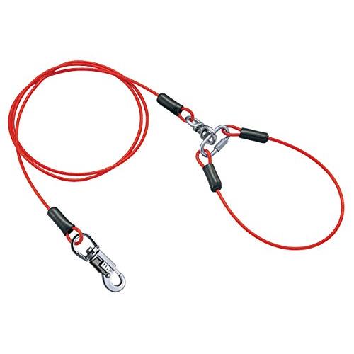 ペティオ (Petio) タフギア ワイヤーチェーン プラス レッド 中型犬用 3.5mm