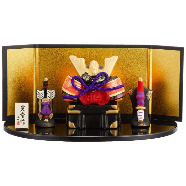 薬師窯(yakushigama) 端午の節句 錦彩 出世兜飾り(小) Y5505