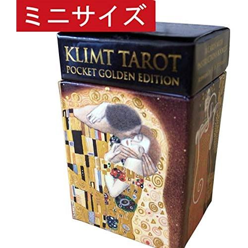 タロットカード 占い 78枚 クリムト タロット ポケット ゴールデン エディション 日本語小冊子『...