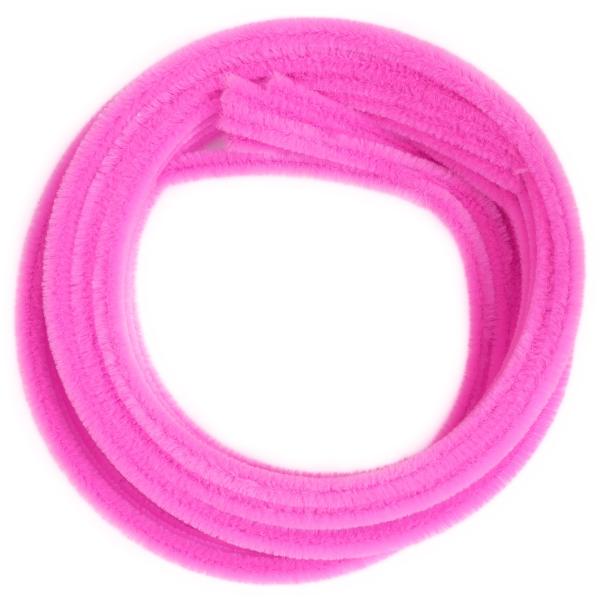 創&amp;遊 アート作品用 ロングモール 長さ1m 太さ6mm (二分) 5本入 col.2027 ピンク