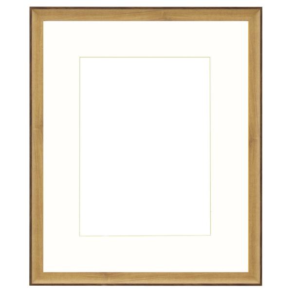 大額 軽量水彩額 水彩F6 オーク 1.5mmUVアクリル 8155