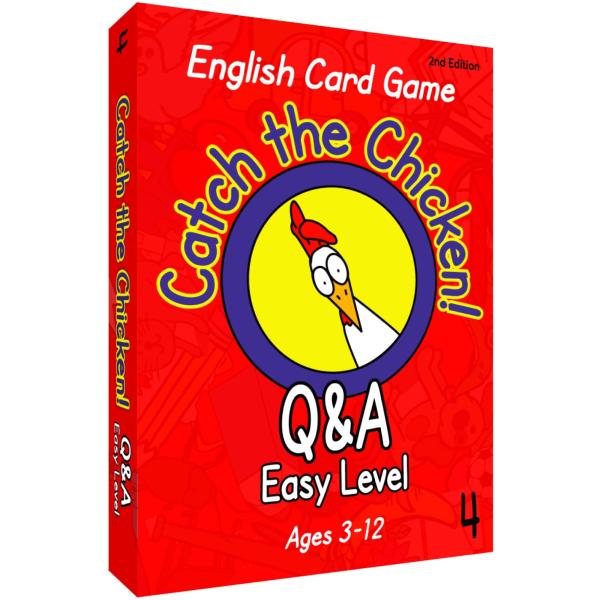 Catch The Chicken English Card Game Q&amp;A Easy Level...