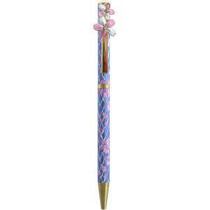 ロイヤルアーデン ボールペン サクラ パープル 13.5cm スワロフスキークリスタルボールペン 6...