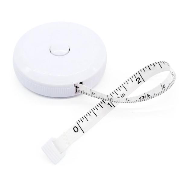 Jimjis メジャー 2m 裁縫 メジャー 洋裁 定規 テープメジャー インチ センチ 200cm...