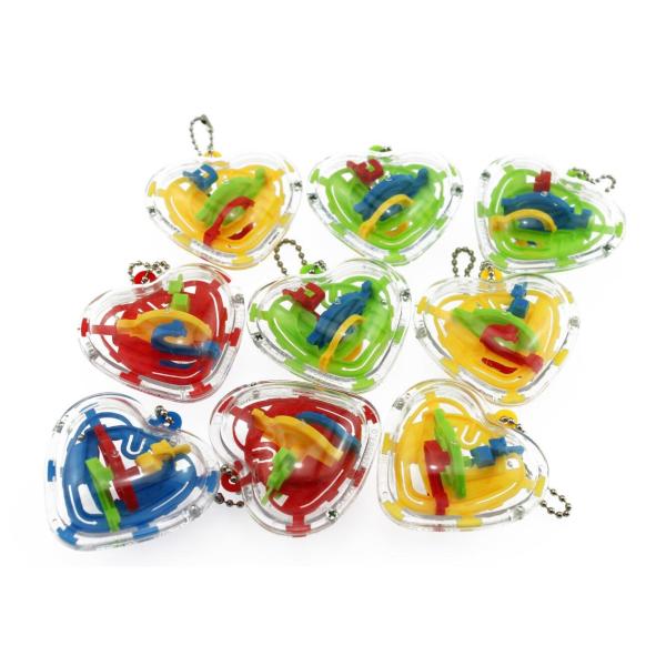 navire なつかしい 昭和 おもちゃ かたむけて ボール を 転がす ハート 型 立体 迷路 駄...