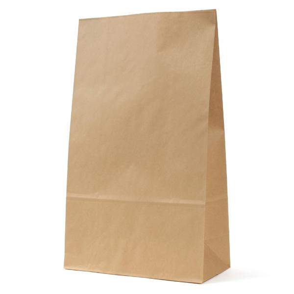 パックタケヤマ 紙袋 マチあり 角底袋 H40 未晒 100枚 XZT00393