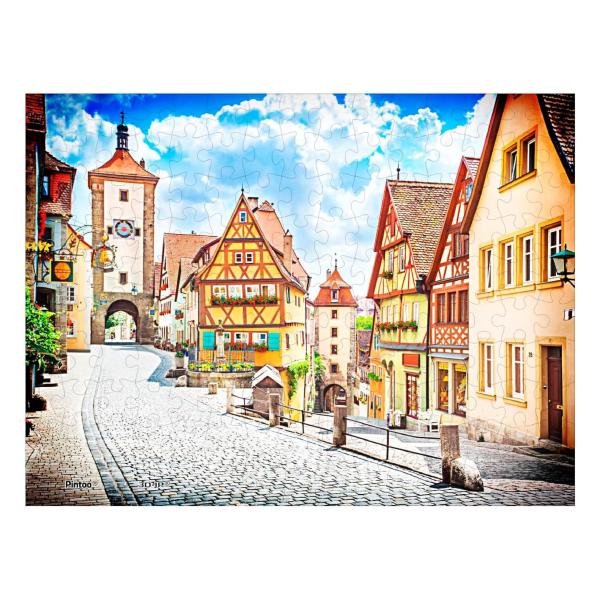 ピントー(Pintoo) 150ピース ミニパズル プラ製ジグソーパズル【ドイツのローテンブルクの街...