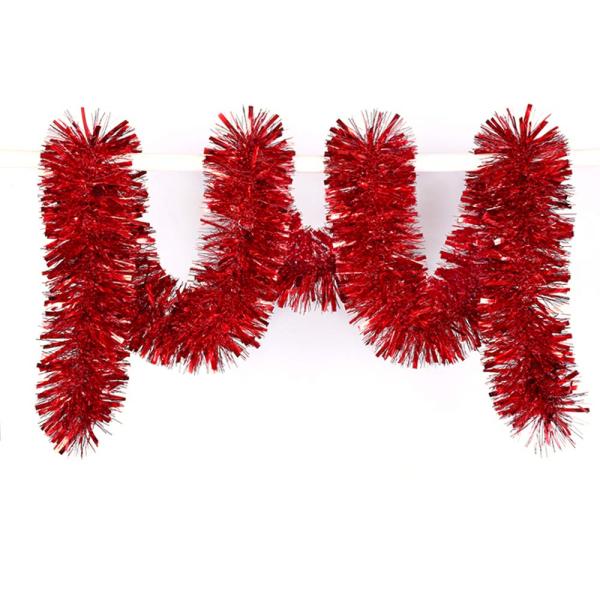 CCINEE クリスマス キラキラガーランド メッキモール 10m 誕生日 部屋 飾り 新年 キラキ...