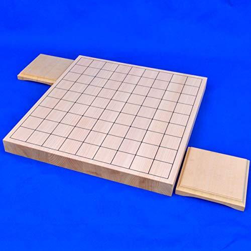 将棋盤 桧1寸ハギ卓上将棋盤 駒台 将碁屋椿油 国産桧材の手軽な卓上将棋盤