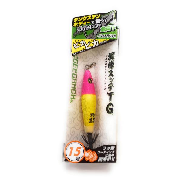 ジークラック 泥棒スッテTG 15号 ＃073ピカピカピンク／チャート