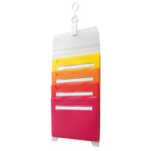 セキセイ 壁掛けファイル ウォームカラー スライドドキュメント AD-3701