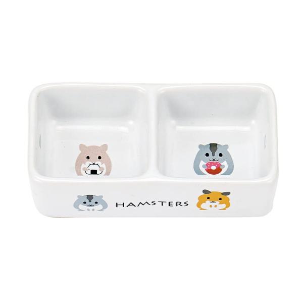 ミニマルランド ハムちゃんのダブル食器