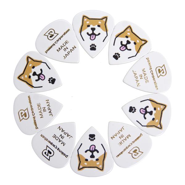 Daiking柴犬ギターピックティアドロップ1.0mm50枚パック