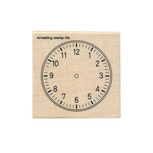 こどものかお アイラブ スタンプ F 時計