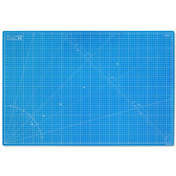 Elan カッターマット 手芸用品 両面仕様 A1 90 x 60cm 青と水色 カッティングマット...