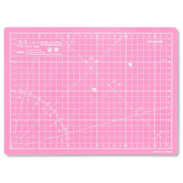 Elan カッターマット 手芸用品 両面仕様 A4 30 x 22cm ピンクパープル カッティング...