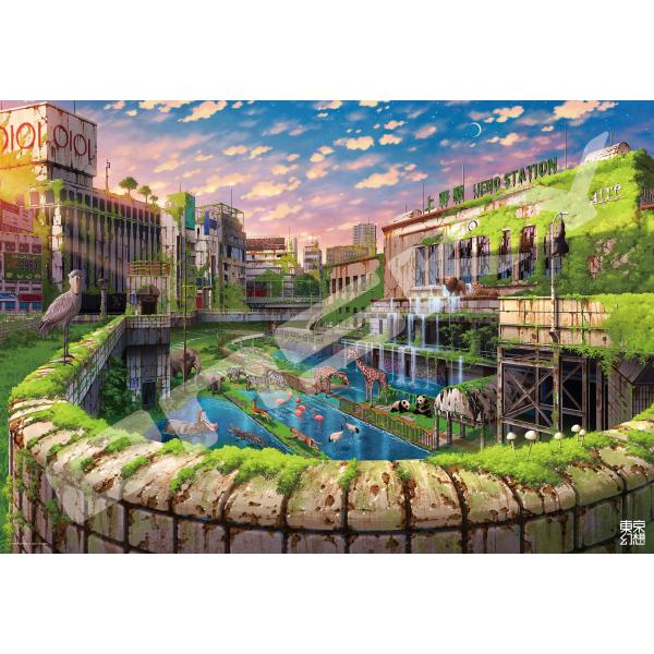 エンスカイ 1000ピース ジグソーパズル 東京幻想 上野駅幻想 1000T-160