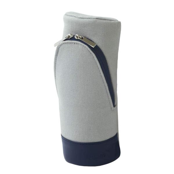 ソニック ペンケース スマ・スタ ユートリム 立つペンケース キャンバス地 グレー UT-4037-...