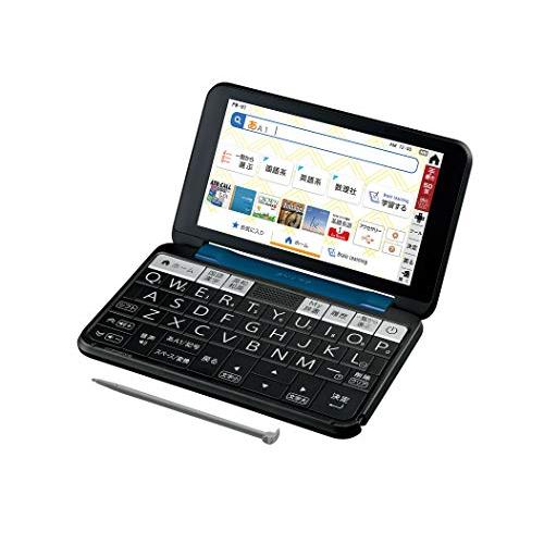 シャープ 電子辞書 BRAIN 高校生モデル(6教科対応) PW-H1-K(ネイビー系) 2021年...