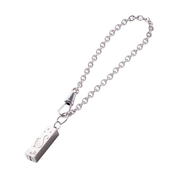 [ホワイトクローバー] 遺骨バッグチャーム メモリアルバッグチャーム ペット供養 ステンレス 猫デザ...