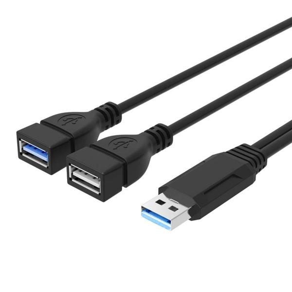 USB3.0 二股ケーブル エスカレートバージョン USB 3.0 Aオスto USB 3.0 メス...
