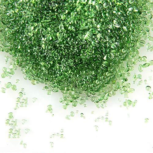 MUYYIKA アクアリウム 水槽用飾り石 彩り石 観賞 魚 クリスタル ガラス石 水族用品 底砂・...