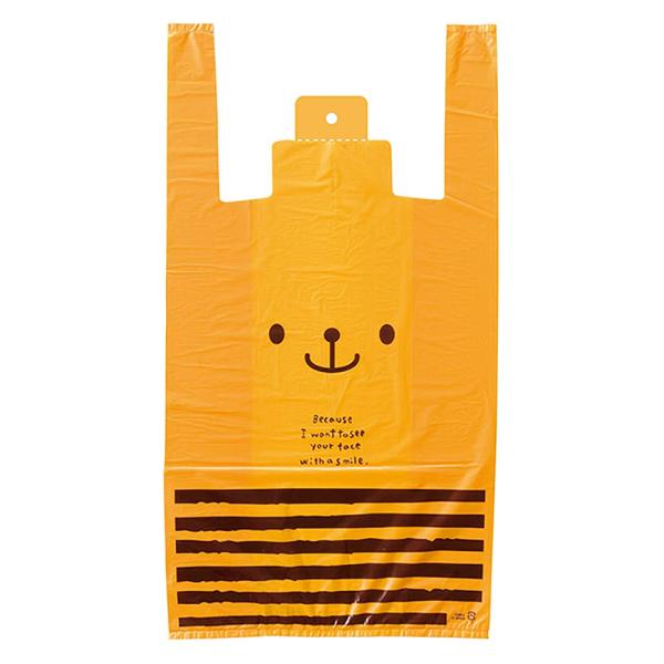 ヘッズ キャンディベアレジバッグ オレンジ 6000枚 ポリエチレン 横マチ HEADS CDB-S...