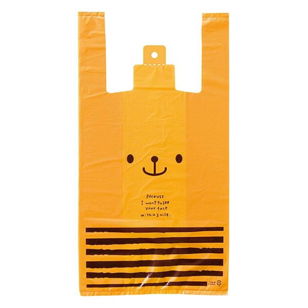 ヘッズ キャンディベアレジバッグ オレンジ 4000枚 ポリエチレン 横マチ HEADS CDB-M...