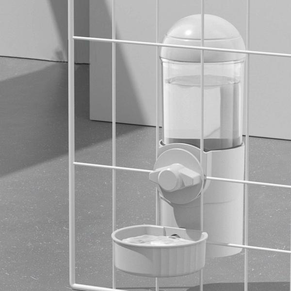 Emoi ペット自動給水器 ケージ 固定 みずのみ器 ペット給水器 大容量 電源不要 プラスチック ...