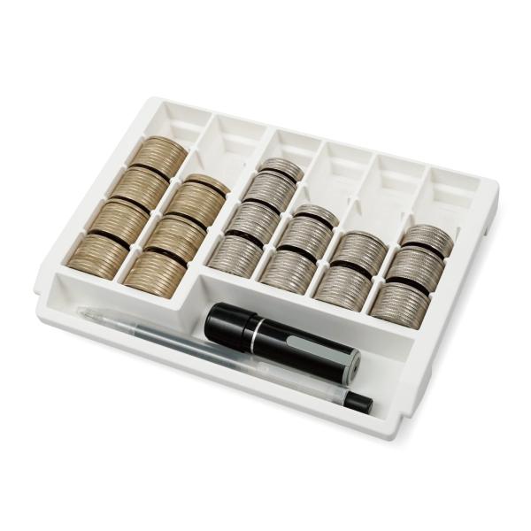 カール事務器(CARL) コインカウンター イベント特化型コイントレー 硬貨収納 100円 500円...