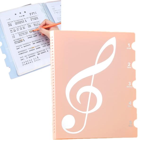 TJ's shop 楽譜ファイル 譜面ファイル 書き込める 書き込み 楽譜入れ A4 ファイル 大容...