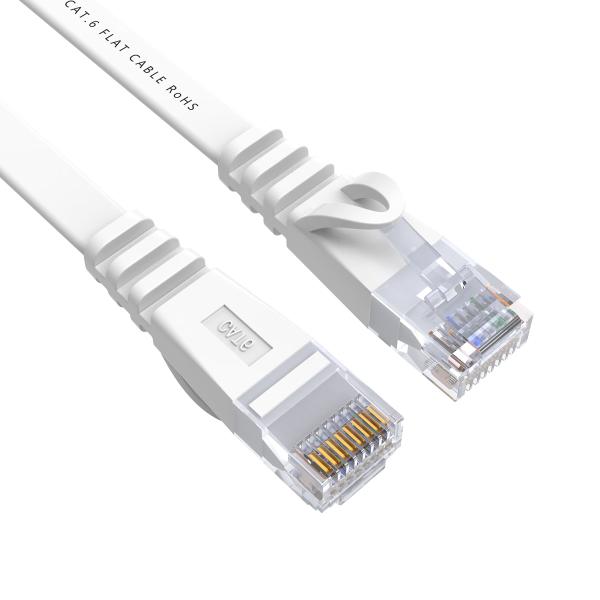 Lovicool LANケーブル 5m CAT6 フラットタイプ ランケーブル RJ45コネクタ U...