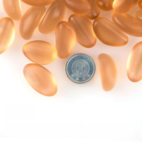 Charmoon アクアリウム 水槽 飾り石 15-25mm 500g カラフル 彩り ガラス クリ...