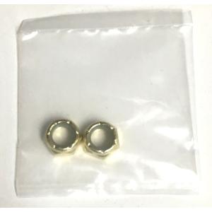 キングピン ナット 2個セット【金 / シャンパンゴールド】 //注意アクスルナットではありません// スケボー スケートボード トラックの交換パーツ